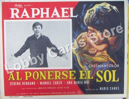 RAPHAEL  / AL PONERSE EL SOL